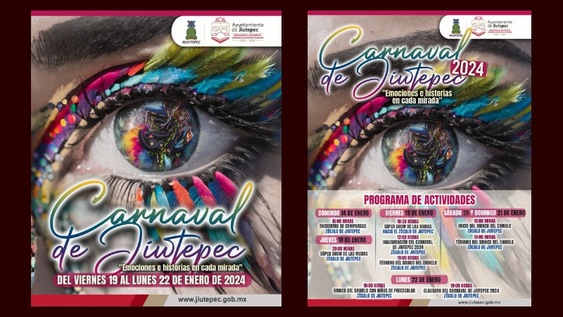 "Carnaval de Jiutepec, tradición, alegría y color en el Municipio"