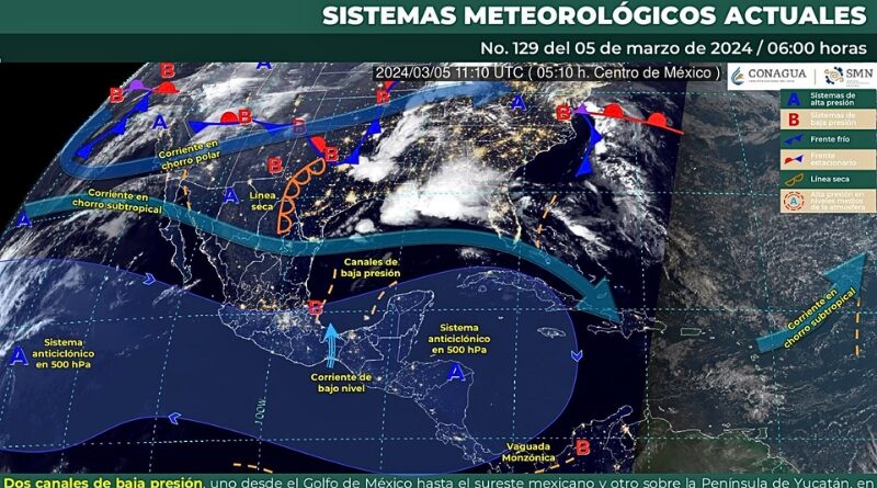 Alerta meteorológica en Quintana Roo