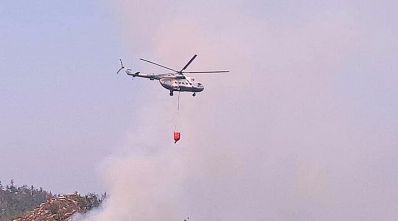 Avances en incendio de El Veladero